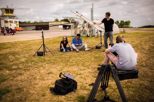 Behinde the Camera shooting O2